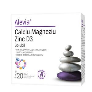 Calciu Magneziu Zinc D3 Solubil 20 plicuri