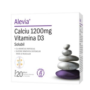 Calciu 1200mg Vitamina D3 20 plicuri