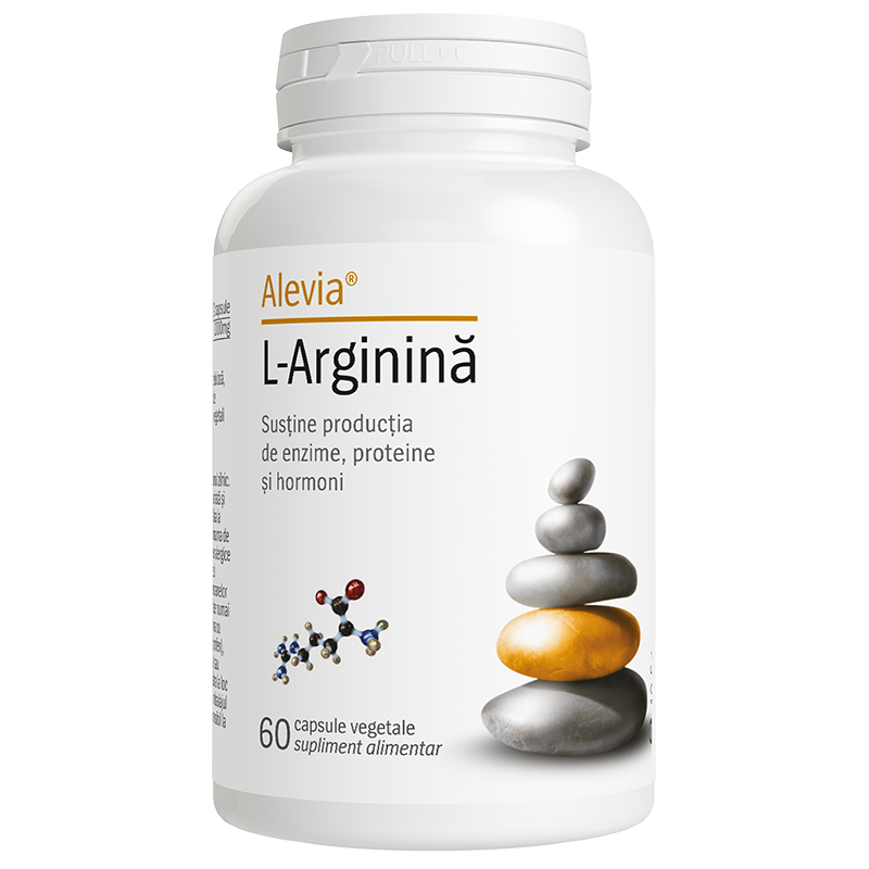 L-Arginină 60 capsule vegetale