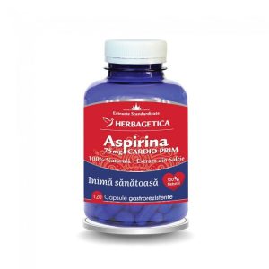Aspirina Naturala Cardioprim Herbagetica 120 Capsule