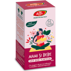 Bebe Plantusin, R58, sirop pentru sugari de la 3+ luni și copii mici (Mami și bebe)