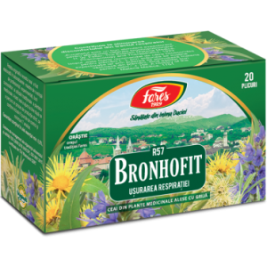 Bronhofit (ușurarea respirației), R57, ceai plic