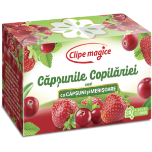 Căpșunile Copilăriei - Ceai cu căpșuni și merișoare