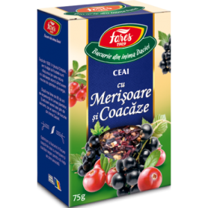 Ceai cu merișoare și coacăze, ceai la pungă