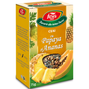 Ceai cu Papaya și Ananas, ceai la pungă