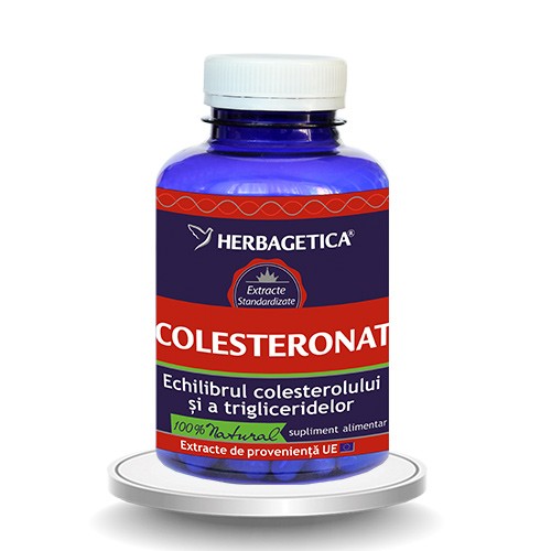 Colesteronat Herbagetica 120 capsule