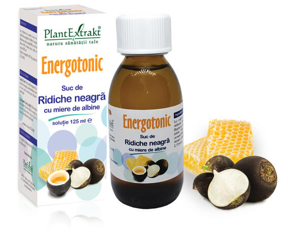 Energotonic Suc de ridiche neagră cu miere de albine