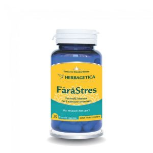 Fara Stres Herbagetica 30 capsule