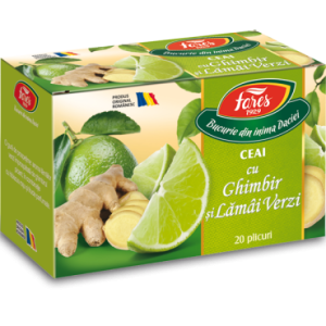 Ceai cu ghimbir și lămâi verzi, ceai la plic