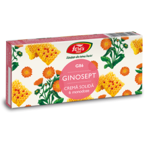 Ginosept, G86, cremă solidă 6 monodoze