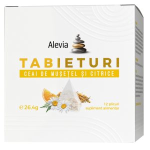 TABIETURI Ceai de Musetel si Citrice 12 plicuri