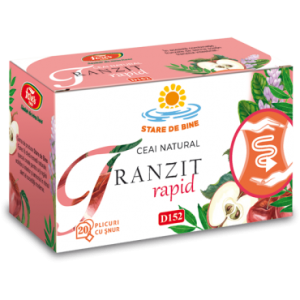 Tranzit rapid, D152, ceai la plic