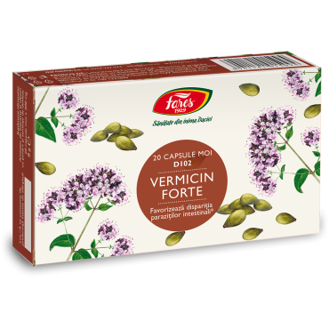 Vermicin Forte, D102, 20 capsule moi