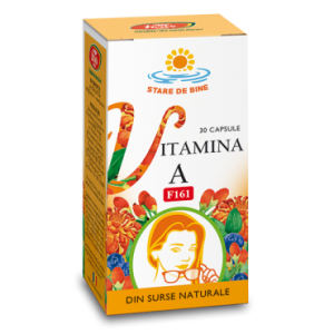 Vitamina A naturală, F161, 30 capsule