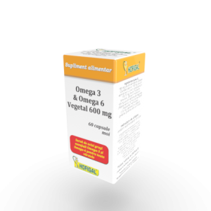 Omega 3 & Omega 6 Vegetal 600 mg (capsule moi)
