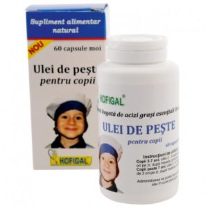 Ulei de peste pentru copii - 60 (capsule moi)